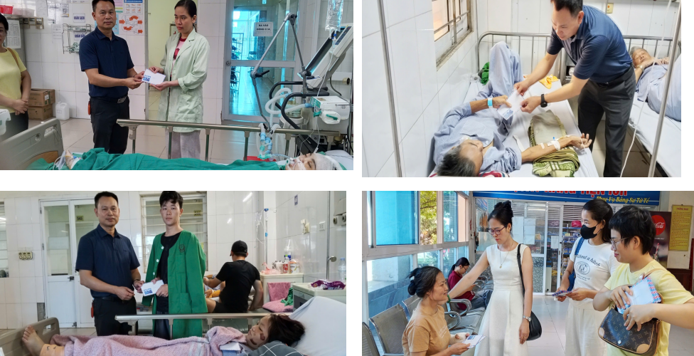 NHỮNG MÓN QUÀ YÊU THƯƠNG  TIẾP THÊM ĐỘNG LỰC CHO NGƯỜI BỆNH